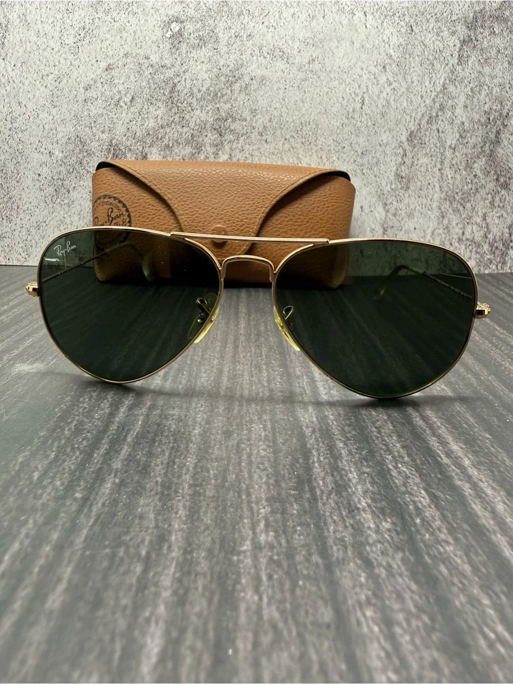 Vintage Ray-Ban B&L Aviator Sunglasses 58 / 14 Bausch & Lomb L0205 with Case